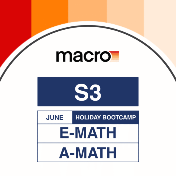13 S3 June Holiday Bootcamp: Mathematics