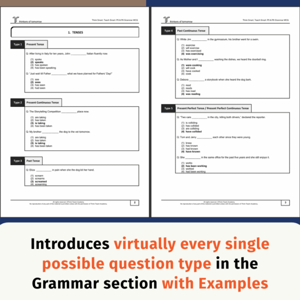 2 PSLE English Grammar & S&T Workbooks