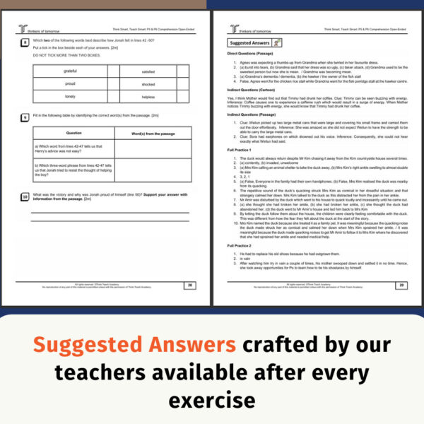 4 P5/6 Comprehension Workbook