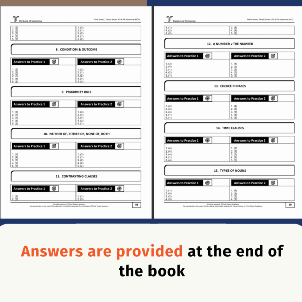 4 PSLE English Grammar & S&T Workbooks