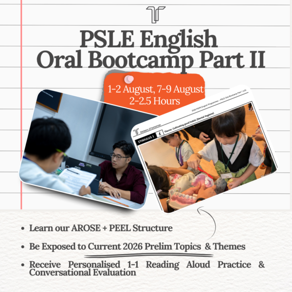 PSLE English Oral Bootcamp (2) PSLE English Oral Intensive Bootcamp (Part 2)