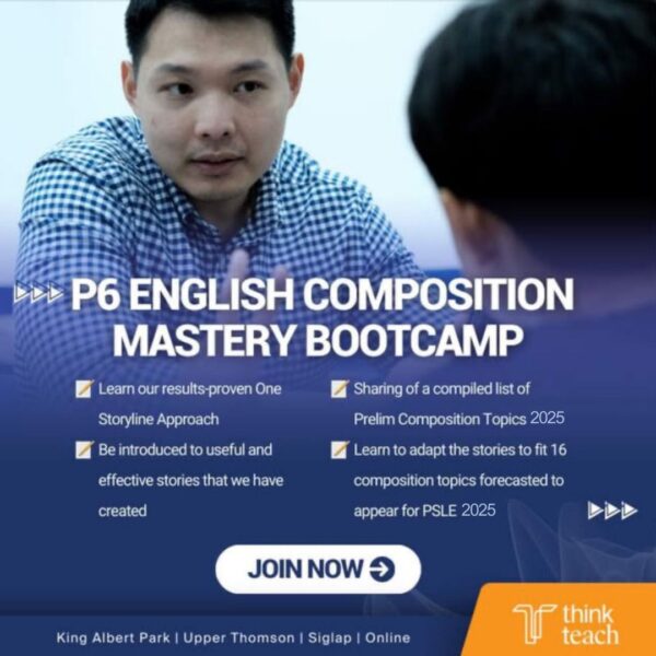 comp-bootcamp 09/01 - 09/03✍️ Write Like a Top Scorer with TTA’s PSLE English Compo Mastery Bootcamp!